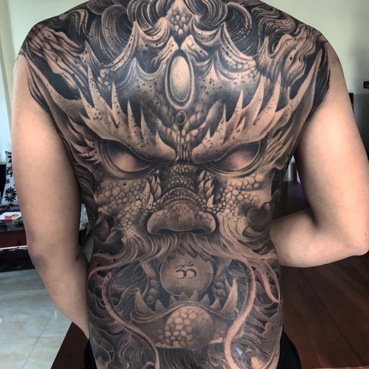 dragon tattoo fullback