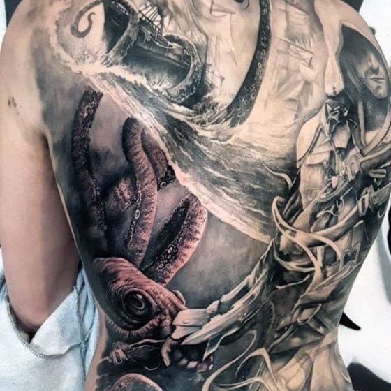 gian octopus tattoo