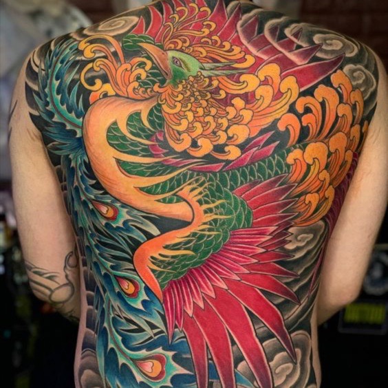 phoenix big tattoo
