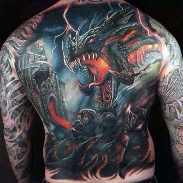 dracon tattoo 3d