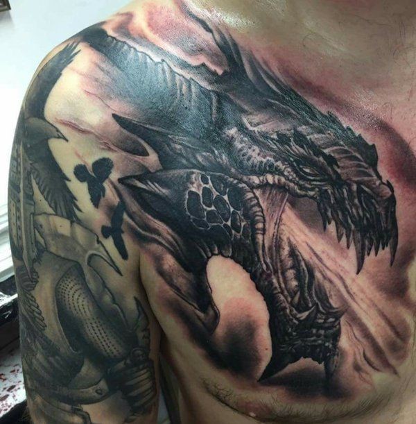 dragon bird tattoo