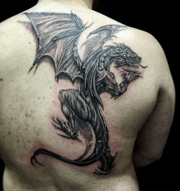 dragon black tattoo