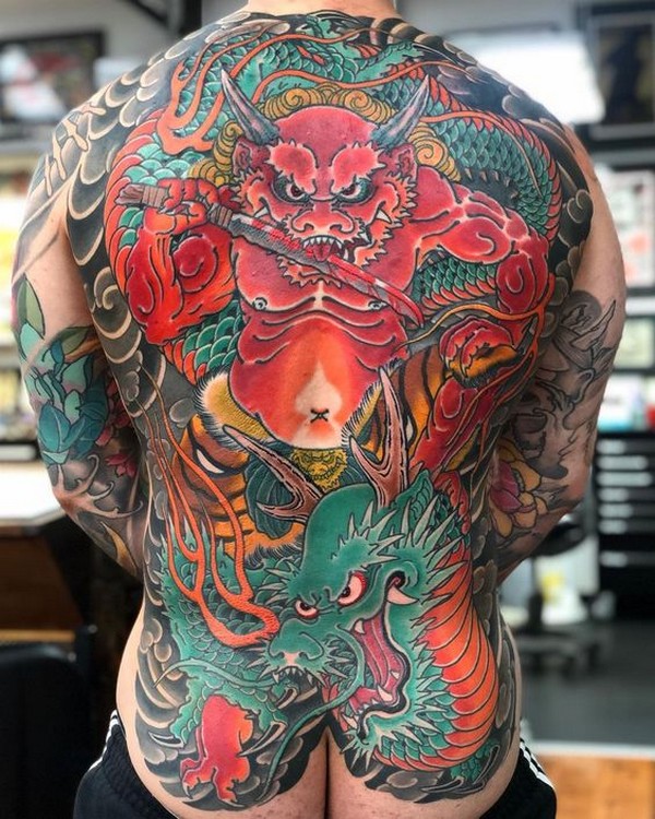 dragon devil tattoo
