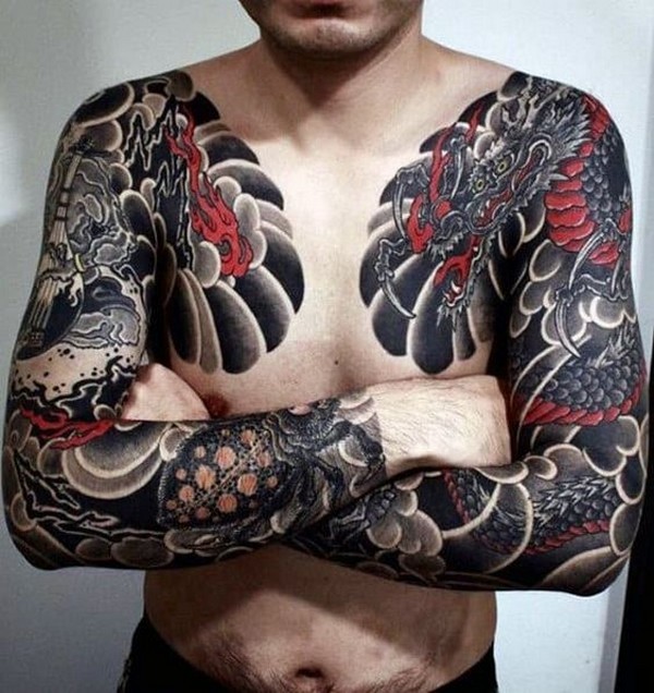 dragon japanese tattoo