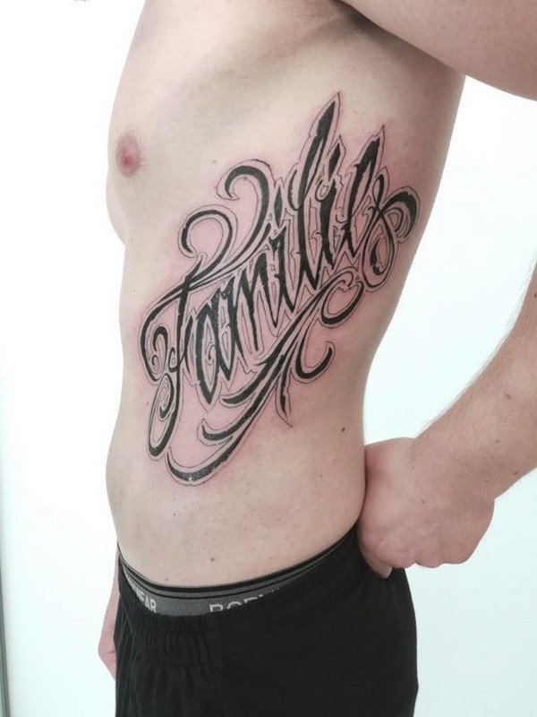 family tattoo word