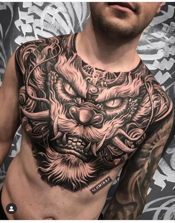 fierce dragon tattoo
