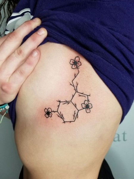 flower chemistry tattoo