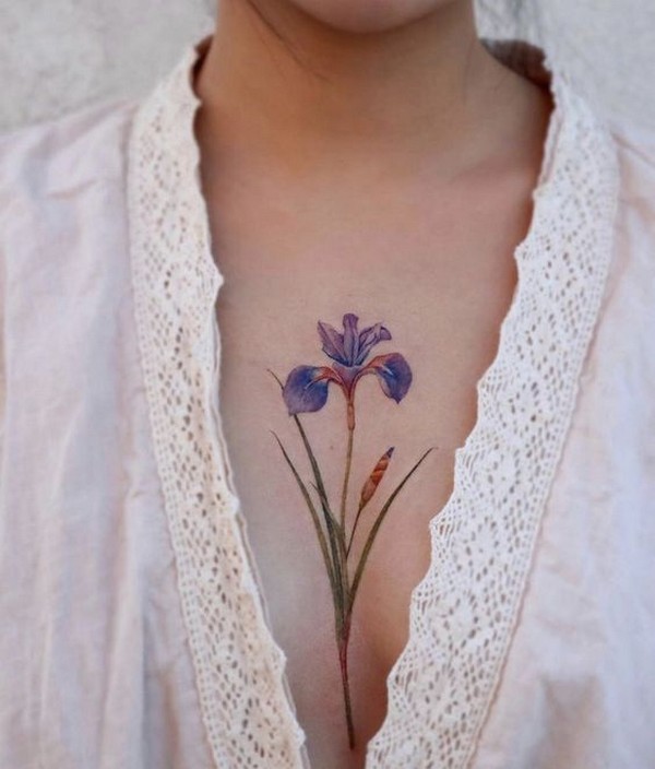 flower mini tattoo