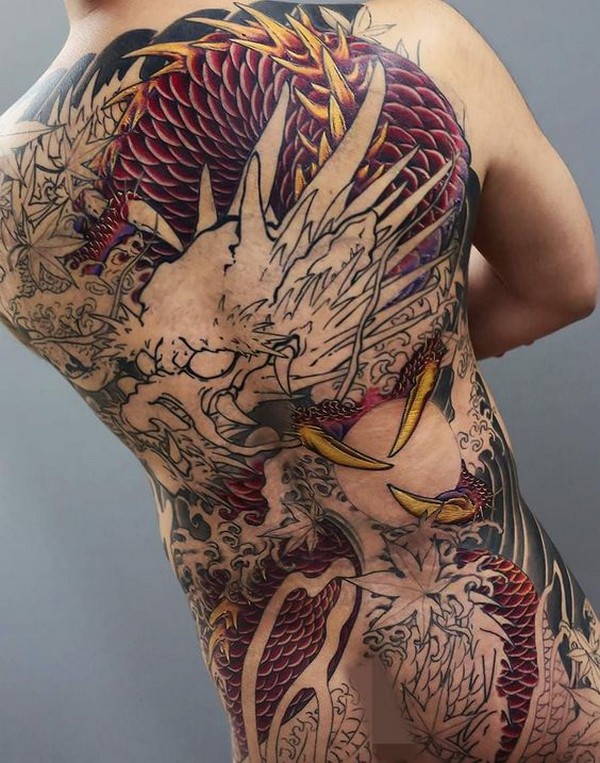 incomplete tattoo dragon
