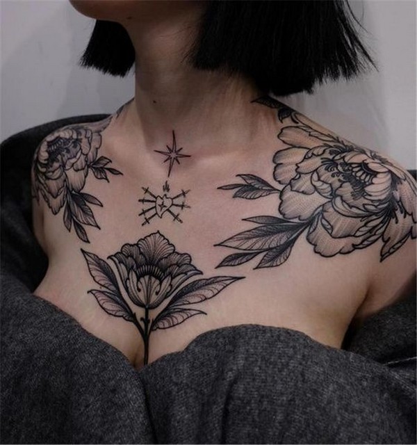nice flower tatto