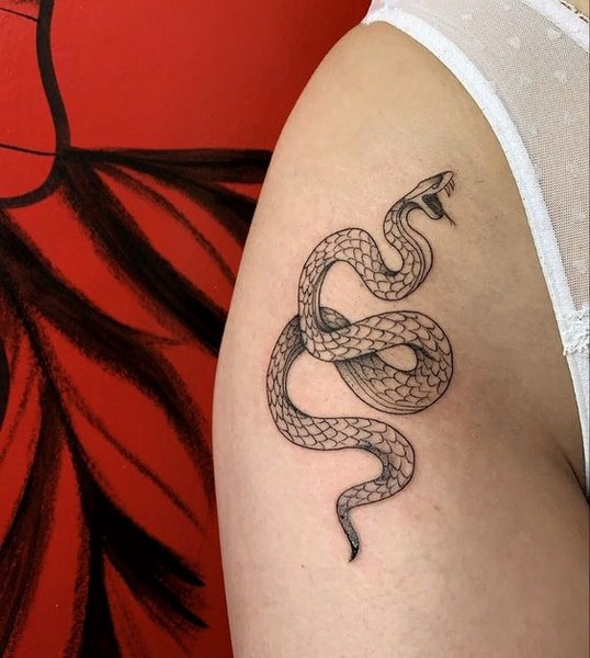 snake tattoo sexy