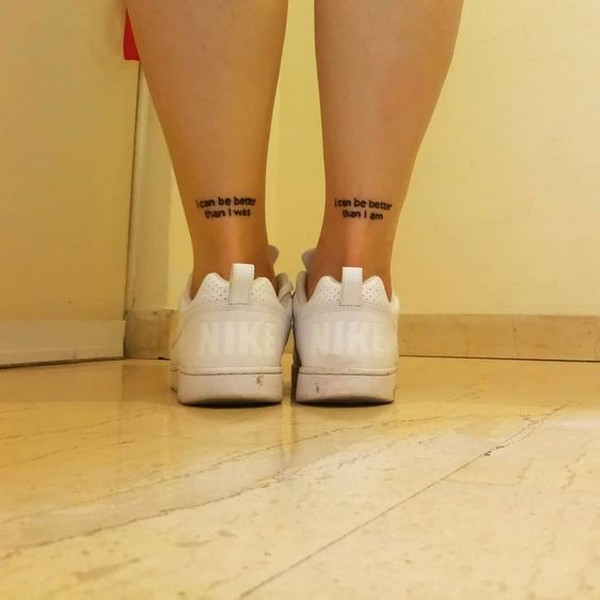 tattoo word foot