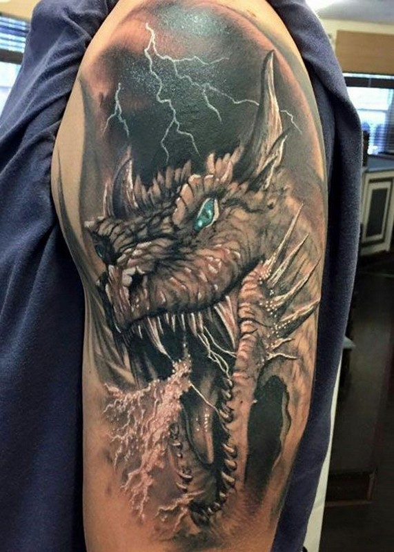 water dragon tattoo