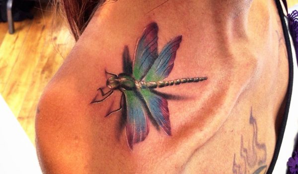 Tattoo Ideas 3D Dragonfly